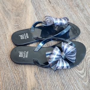 Mel by Melissa Thong Sandals Little Girl Size 12